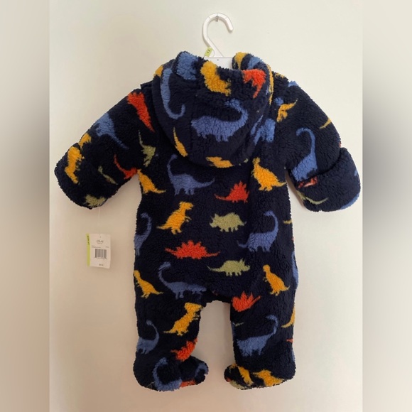 Little Me Fleece Pram Dinosaur 3-6 Mos NWT, GREAT CHRISTMAS GIFT! Great price! - Picture 2 of 5